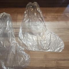 靴の上から履くビニールの画像