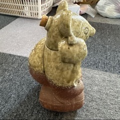 酒瓶　陶器　ネズミ　縁起物　※中身なし！です　の画像