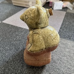 酒瓶　陶器　ネズミ　縁起物　※中身なし！です　の画像