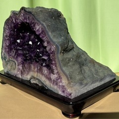 アメジストドーム 17kg 26×39×28cm 原石 置物 紫水晶 天然石 パワーストーン ジオード 紫水晶クラスター置物 風水 金運 浄化 一点物の画像