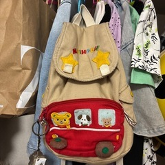 子供リュック、しまじろうとはなちゃんの画像
