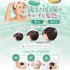 新品未開封♥️白髪染め（シャンプー＆コンディショナー＆ブラシ）の画像