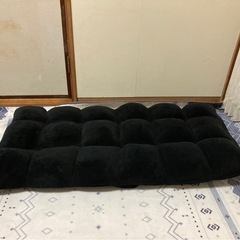 【ブラック】座椅子・1人用ソファの画像