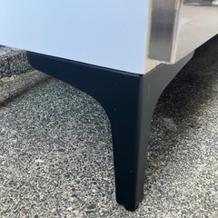 中古　靴箱　シルバーの画像