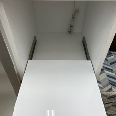 ニトリ　レンジ台　1枚扉　ホワイトの画像
