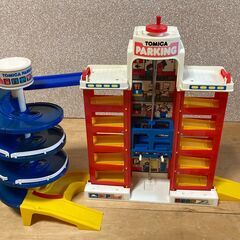 【中古/長期保管品/お引き取り限定】■トミカ■パーキングセット＋クレーン現場セット■箱無し■　の画像