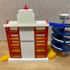 【中古/長期保管品/お引き取り限定】■トミカ■パーキングセット＋クレーン現場セット■箱無し■　の画像