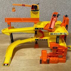 【中古/長期保管品/お引き取り限定】■トミカ■パーキングセット＋クレーン現場セット■箱無し■　の画像