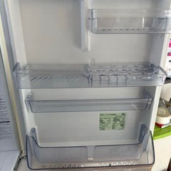 AQUA アクア 冷蔵庫 AQR-27K(W) 272L 2021年製の画像
