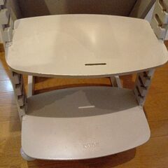 カトージ ベビーチェア  木製 ハイチェア　グレージュ KATOJIの画像