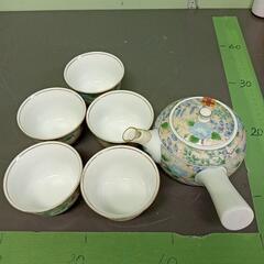 0906-107 急須 湯のみ5点セットの画像