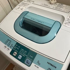 HITACHI洗濯機 2014年製造の画像