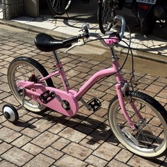 子供自転車　補助輪取り外し可能の画像