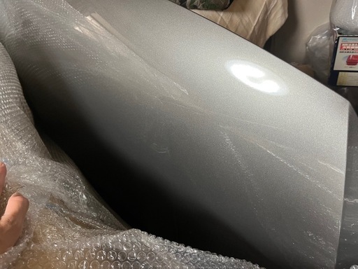 美品 フォルクスワーゲン ゴルフ7 ボンネット VW AUCHP ゴルフ ヴァリアント　純正 エンジンフード ヒンジ付き Z1 グレーメタリック