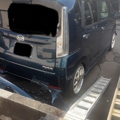 ムーブカスタム　事故現状車の画像