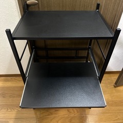 レンジ台 黒の画像