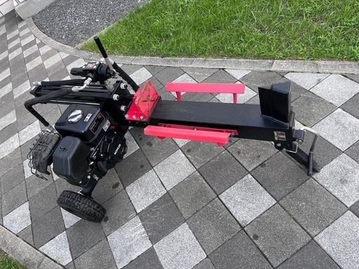 ミナトワークス　エンジン式　薪割り機 LSE-12K+4分割 カッター付きセット