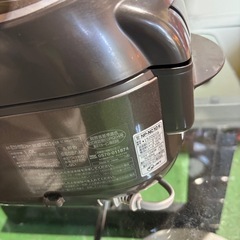 【ZOJIRUSHI 象印】炊飯器 5号炊き　圧力IH グレー【通電確認済み】の画像