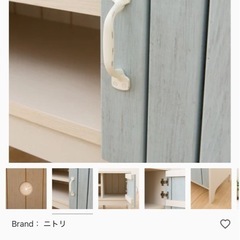 ニトリ　テレビ台　幅80の画像