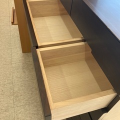 【ジモティー割引で最大15％OFF⭐️】 6段チェスト ダークブラウンの画像