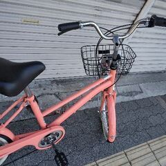美品☆INNOVATION FACTORY[イノベーション ファクトリー]MINI 20吋ミニベロ(小径車) 外装6段/サーモンピンクの画像