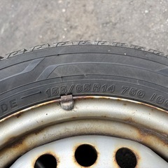 【お話し中】ヨコハマ　スタッドレス　155/65R14 4本の画像