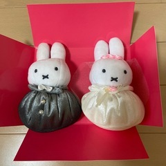 ミッフィー　ウェディングマスコットセット　の画像