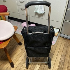 買い物用キャリー【黒】の画像