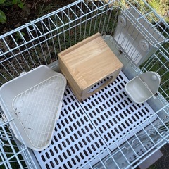 ウサギ　ゲージ　飼育セット　オマケ多数　マルカン　うさぎ の画像