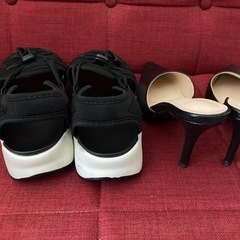 レディース靴2足セット美品の画像