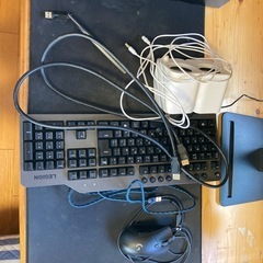 高性能 ゲーミングpc モニター等付属 (一式セット)の画像