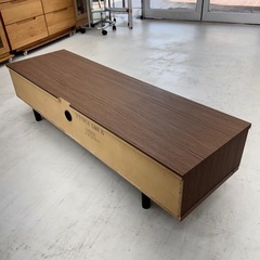 【超美品‼️】定価29,990円♪ 現行モデル ニトリ 140cm幅ローボード(エトナ140LB) テレビ台 リビング収納家具 木目調ミドルブラウン♪の画像