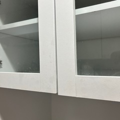 【LOWYA】キッチンラック　レンジ台食器棚の画像