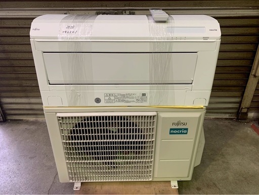 中古 2.8kw 10畳 単相100V ルームエアコン FUJITSU 富士通 ゼネラル ノクリア 2023年製 AS-W283N