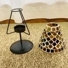ガラスキャンドルホルダーの画像