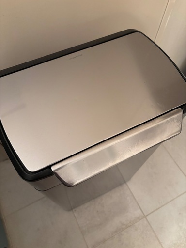 simplehuman ステンレススチール ペダル式ごみ箱 大型
