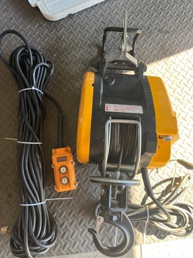 早期取引値引き有！RYOBI ウインチ WIM-125A 2024 電動 100V