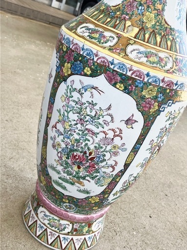 アンティーク花瓶　壺　飾り　陶器　インテリア