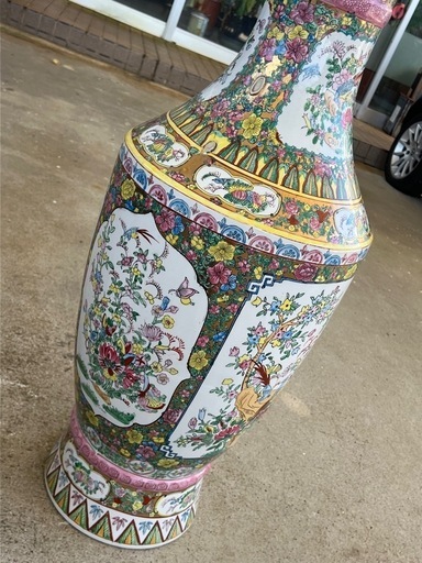 アンティーク花瓶　壺　飾り　陶器　インテリア