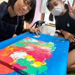 抽象画　子供達シリーズ　F4号の画像