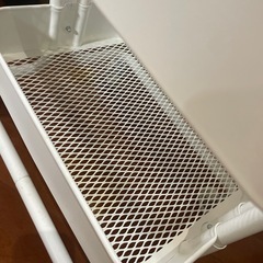 IKEA人気　ホワイト　3段　ロースコグ　ワゴン　の画像