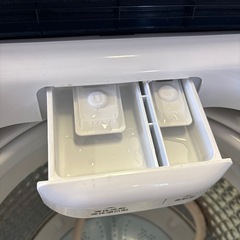 東Z499 洗濯機 2023年製 動作品 Haier ハイアール 5.5kg 全自動電気洗濯機 JW-U55LK (50/60Hz）生活家電 の画像