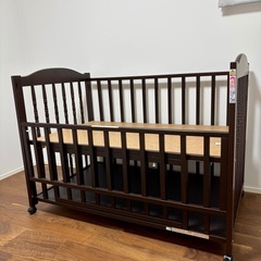 美品　ベビーベッド スリーピー エリーゼ　石崎家具 　の画像