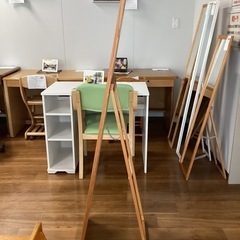 姿見（木目)【町田市再生家具】0906の画像