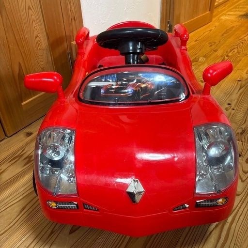 【電動】 自動車 車 赤 子ども用 1人乗り 充電式　