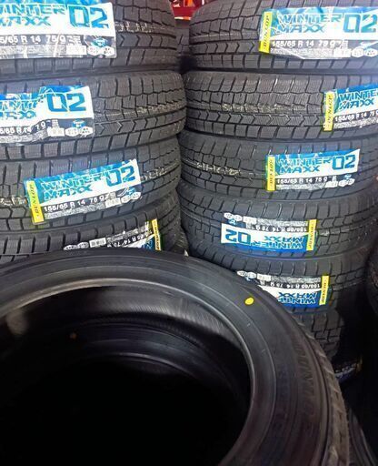 クレジット決済可！2025年製新品ダンロップスタッドレス155/65R14★4本工賃込￥30,000(税込)　2025年製ダンロップWINTER MAXX 02 軽自動車用サイズ 155/65R14★4本と1台分組換え工賃込・今だけ特価!! 公式ラインお友達登録でさらに500円引き
