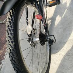 タイヤ前後新品 オートライト 6段ギア付 子供用自転車24インチ GENERATOR ジェネレーターの画像