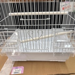 《リユースマン倉敷》【在庫2個有り】鳥かご ペット バードゲージ ホワイトの画像