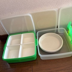お弁当箱　大容量　タッパー　二段　三段の画像