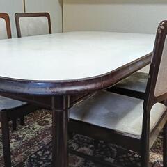 ダイニングテーブルセット　椅子4脚の画像